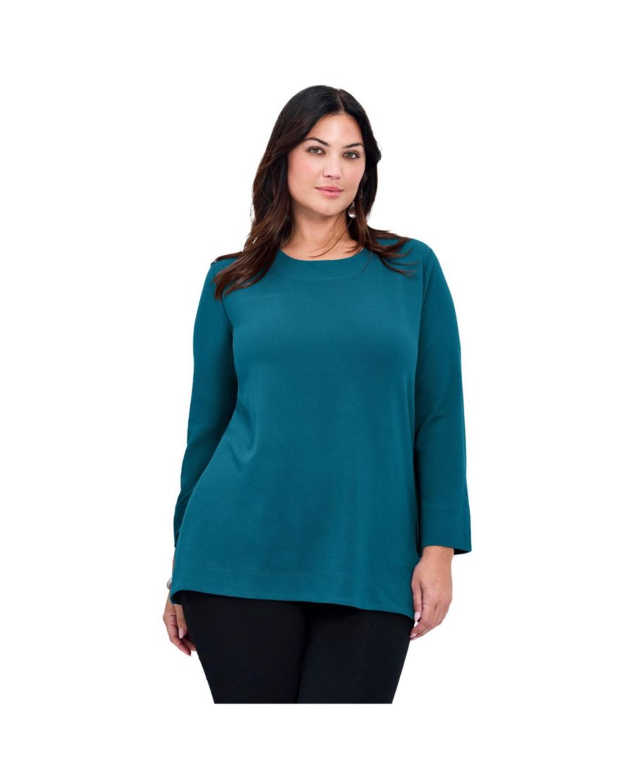 Женский топ Breanna Eyelet Detail Hacci больших размеров AVENUE, Teal
Женский топ Breanna Eyelet Detail Hacci больших размеров AVENUE, Teal