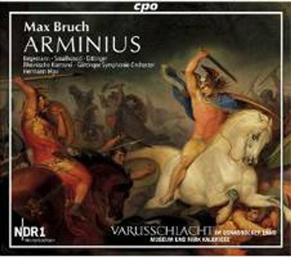 Диск CD Bruch: Arminius - Max Bruch, Hermann Max, Göttinger Symphonie Orchester, Rheinische Kantorei
Диск CD Bruch: Arminius - Max Bruch, Hermann Max, Göttinger Symphonie Orchester, Rheinische Kantorei