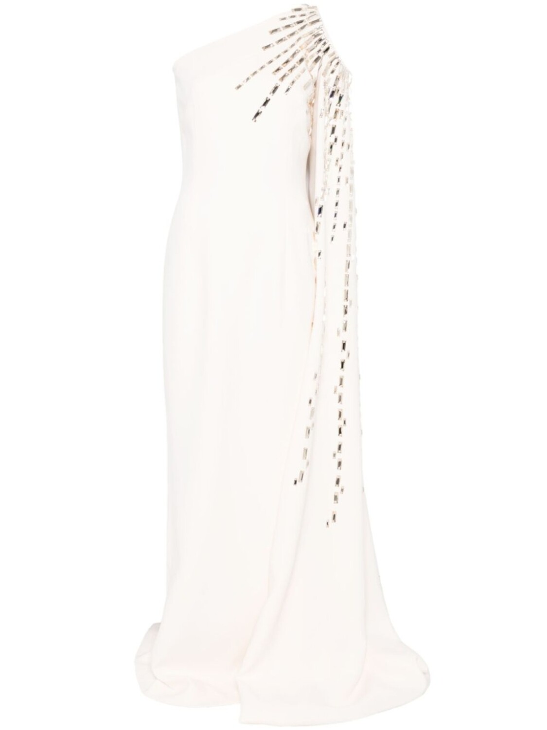 JEAN-LOUIS SABAJI креповое платье с кристаллами, белый
JEAN-LOUIS SABAJI креповое платье с кристаллами, белый