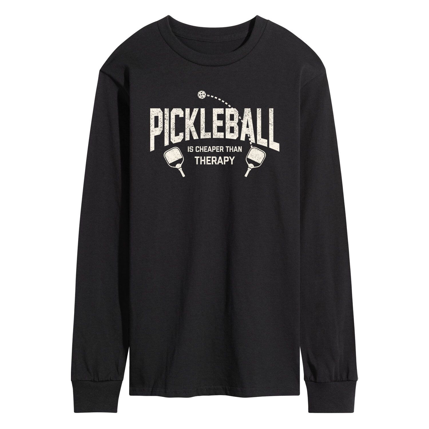 Мужская футболка с пиклболом дешевле, чем терапевтическая футболка Licensed Character 
Мужская футболка с пиклболом дешевле, чем терапевтическая футболка Licensed Character