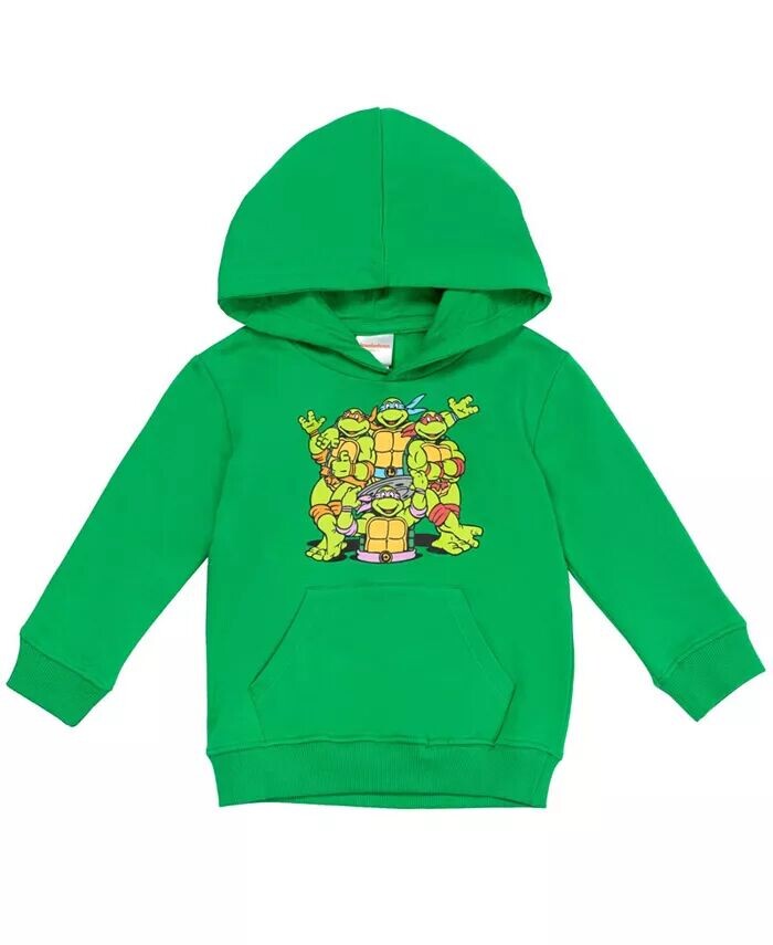 Мальчики TMNT Леонардо Микеланджело Донателло Рафаэль флисовый свитер с капюшоном TEENAGE MUTANT NINJA TURTLES, зеленый
Мальчики TMNT Леонардо Микеланджело Донателло Рафаэль флисовый свитер с капюшоном TEENAGE MUTANT NINJA TURTLES, зеленый