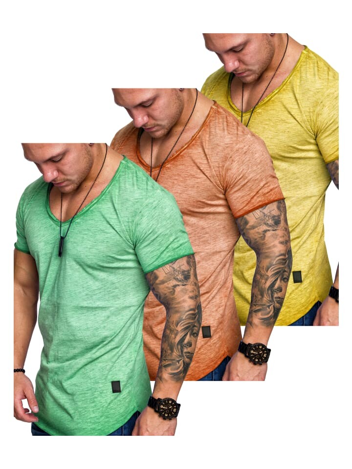 Футболка Amaci&Sons, цвет (mintgrün + orange + gelb)
Футболка Amaci&Sons, цвет (mintgrün + orange + gelb)