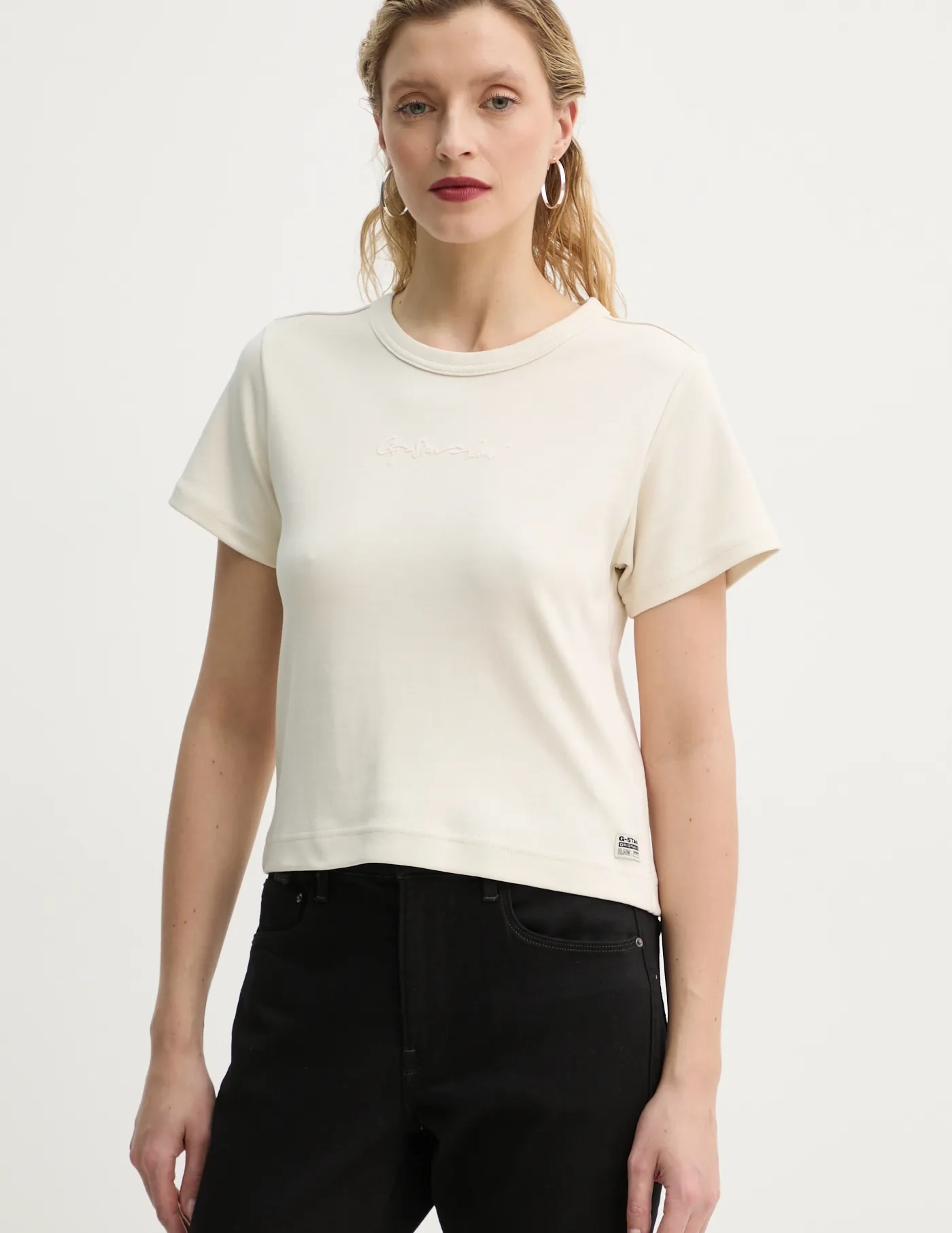 Хлопковая футболка G-Star Raw, бежевый
Хлопковая футболка G-Star Raw, бежевый