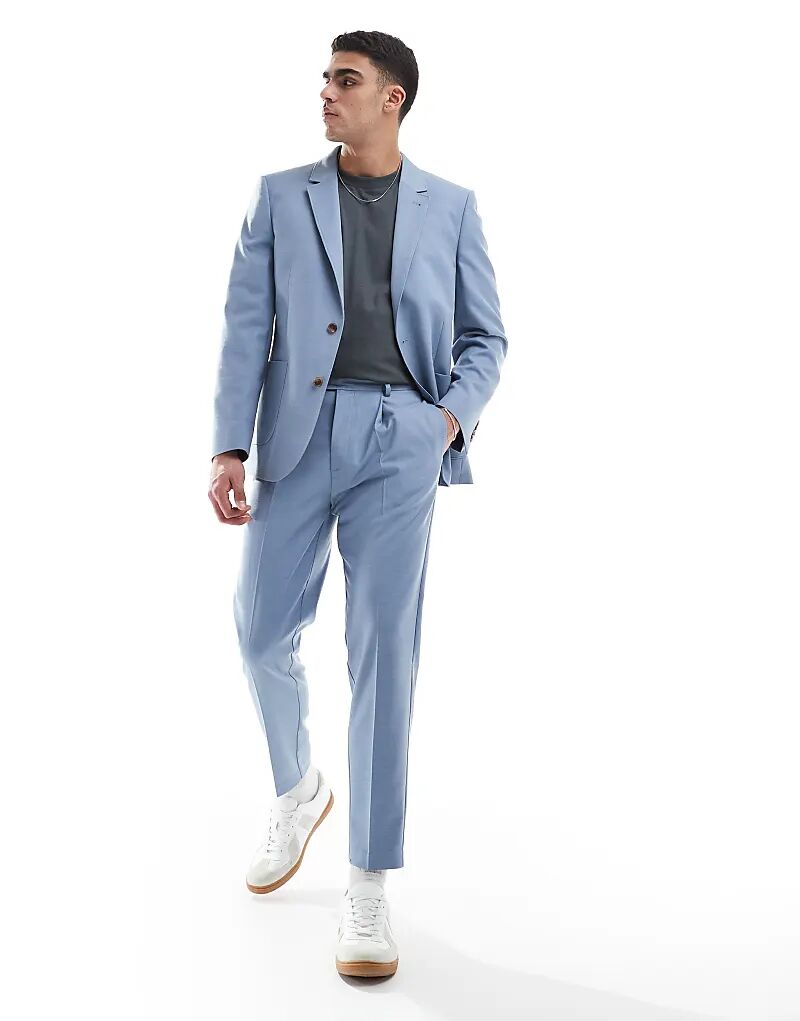 Зауженные брюки из хлопковой смеси ASOS DESIGN светло-голубого цвета
Зауженные брюки из хлопковой смеси ASOS DESIGN светло-голубого цвета