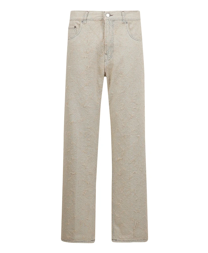 Хлопковые джинсы с эффектом потертости Haikure, бежевый
Хлопковые джинсы с эффектом потертости Haikure, бежевый