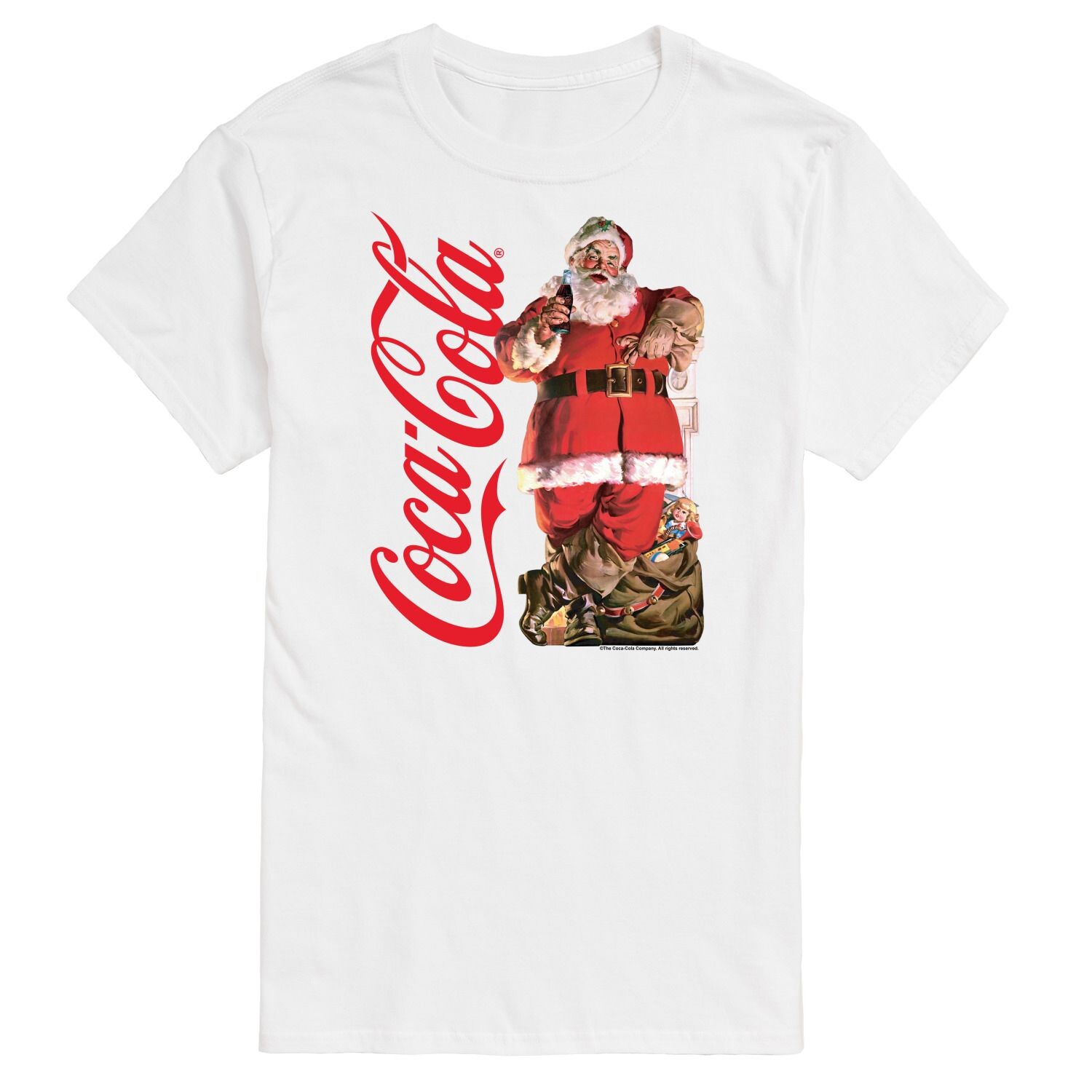 Винтажная футболка с изображением Санта-Клауса Big & Tall Coca-Cola Licensed Character, белый
Винтажная футболка с изображением Санта-Клауса Big & Tall Coca-Cola Licensed Character, белый