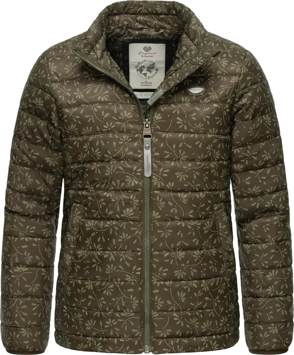 Стеганая куртка Ragwear "Yarca Bloom", без капюшона, стеганая куртка для девочки с классным цветочным принтом, зеленый
Стеганая куртка Ragwear "Yarca Bloom", без капюшона, стеганая куртка для девочки с классным цветочным принтом, зеленый