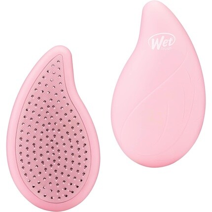 Wet Brush Wetbrush Go Green Palm Detangler с ультрамягкими щетинками Intelliflex, цвет арбузного масла, розовый