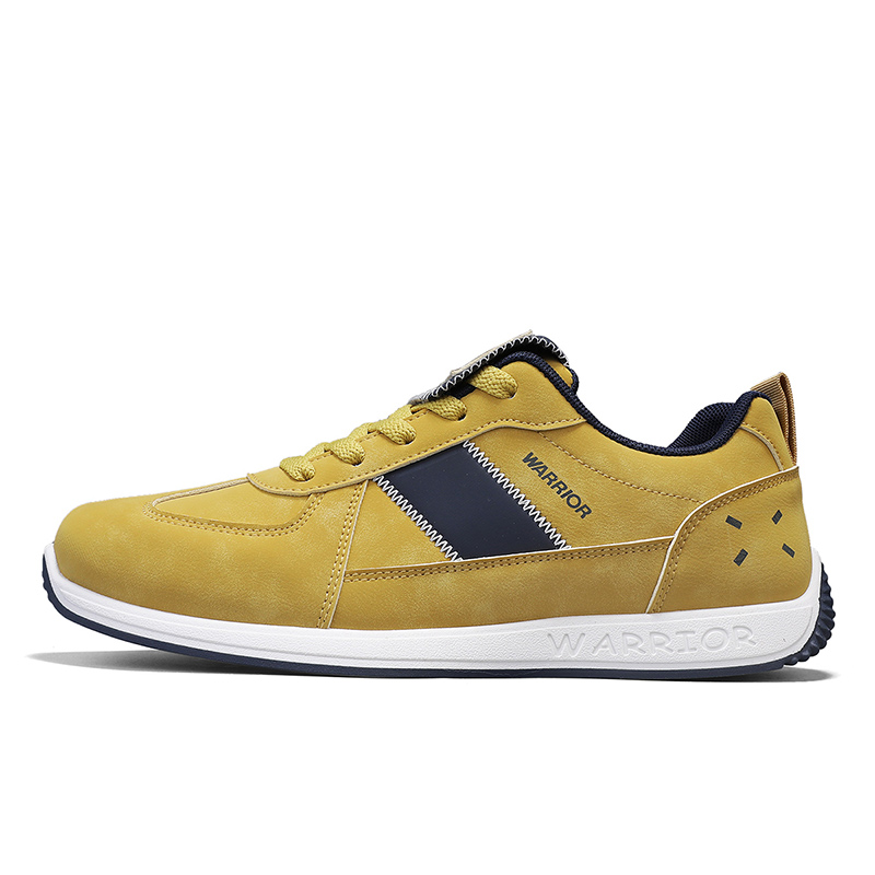 WARRIOR Нескользящие, износостойкие, легкие, низкие повседневные туфли, мужские, желто-темно-синие
WARRIOR Нескользящие, износостойкие, легкие, низкие повседневные туфли, мужские, желто-темно-синие