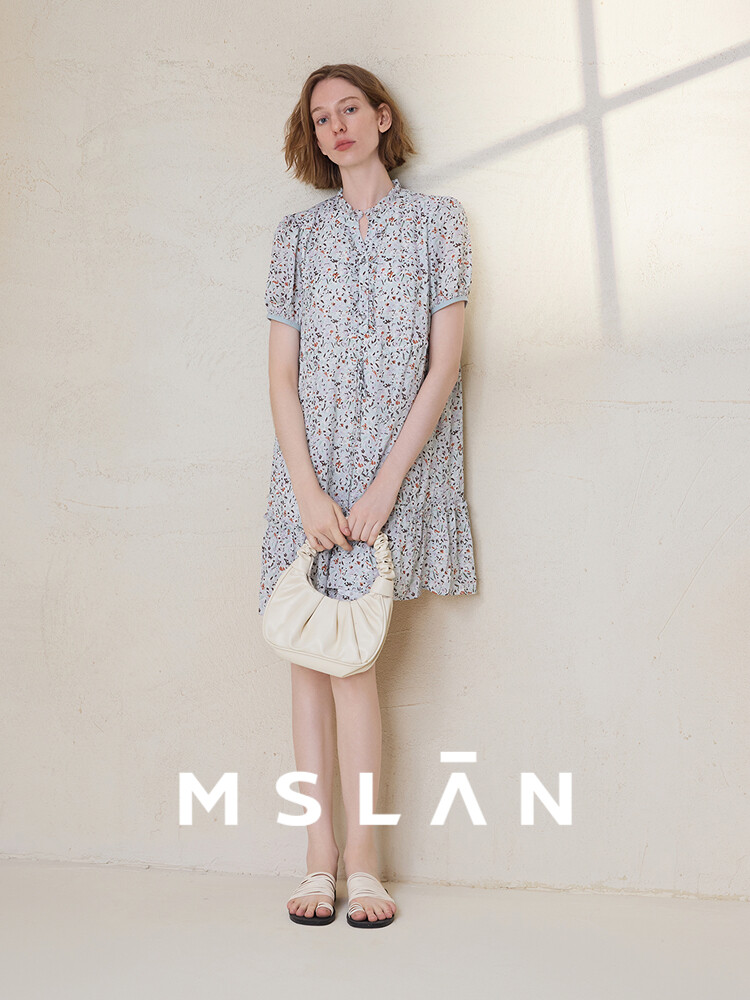 Кружевное маленькое платье Mslan с короткими рукавами и воротником-стойкой, морская пена зеленая
Кружевное маленькое платье Mslan с короткими рукавами и воротником-стойкой, морская пена зеленая