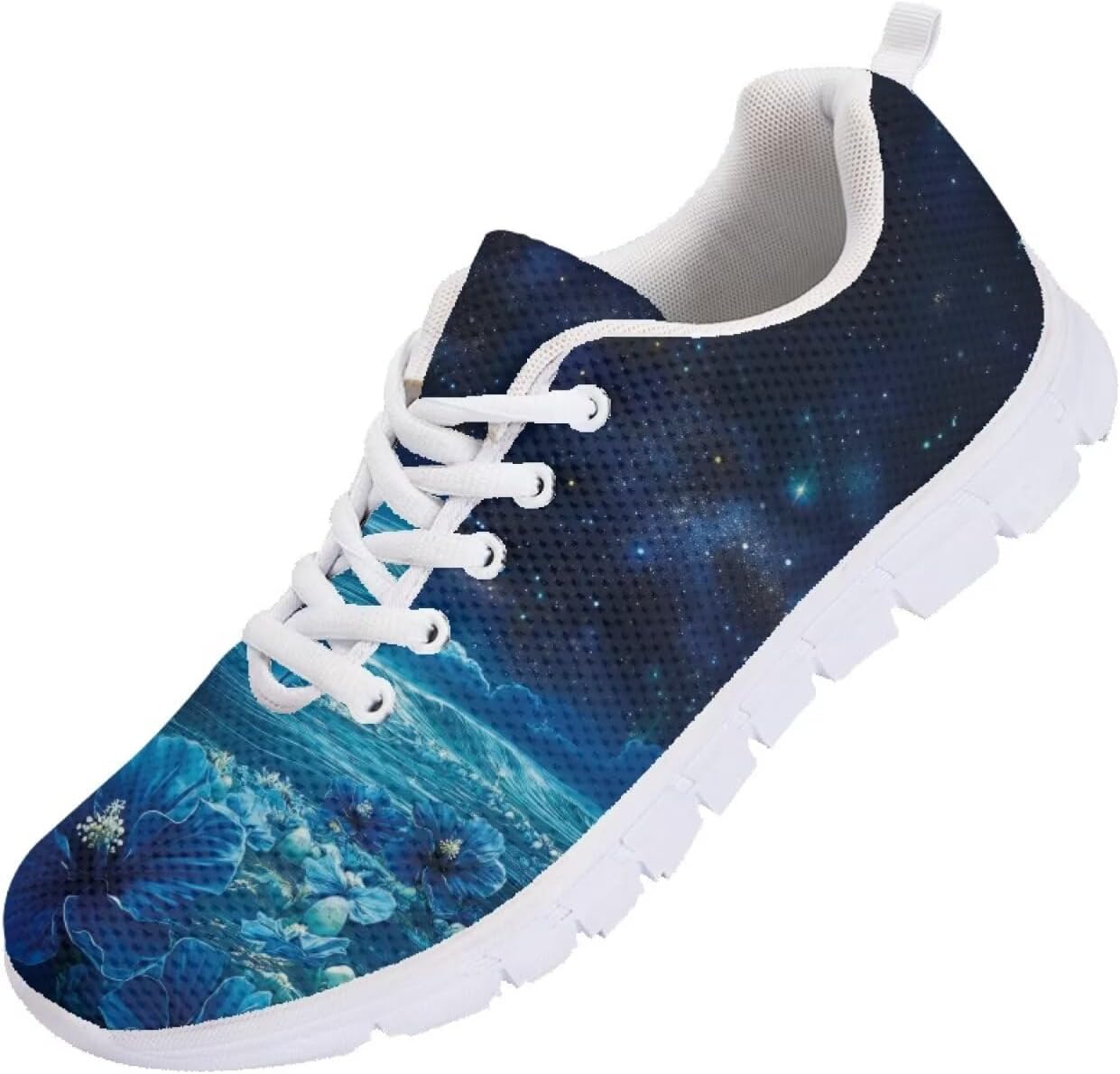 Кроссовки для бега мужские Funnydude с забавным принтом, комфортные теннисные кроссовки, дышащие сетчатые кроссовки для спортзала, Galaxy Floral
Кроссовки для бега мужские Funnydude с забавным принтом, комфортные теннисные кроссовки, дышащие сетчатые кроссовки для спортзала, Galaxy Floral