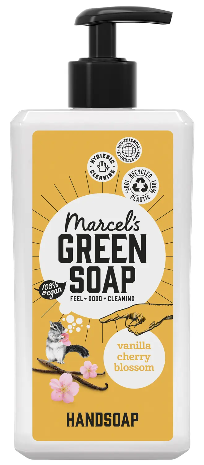 Жидкое мыло Marcel's Green Soap Handseife Vanille & Kirschblüte 
Жидкое мыло Marcel's Green Soap Handseife Vanille & Kirschblüte
