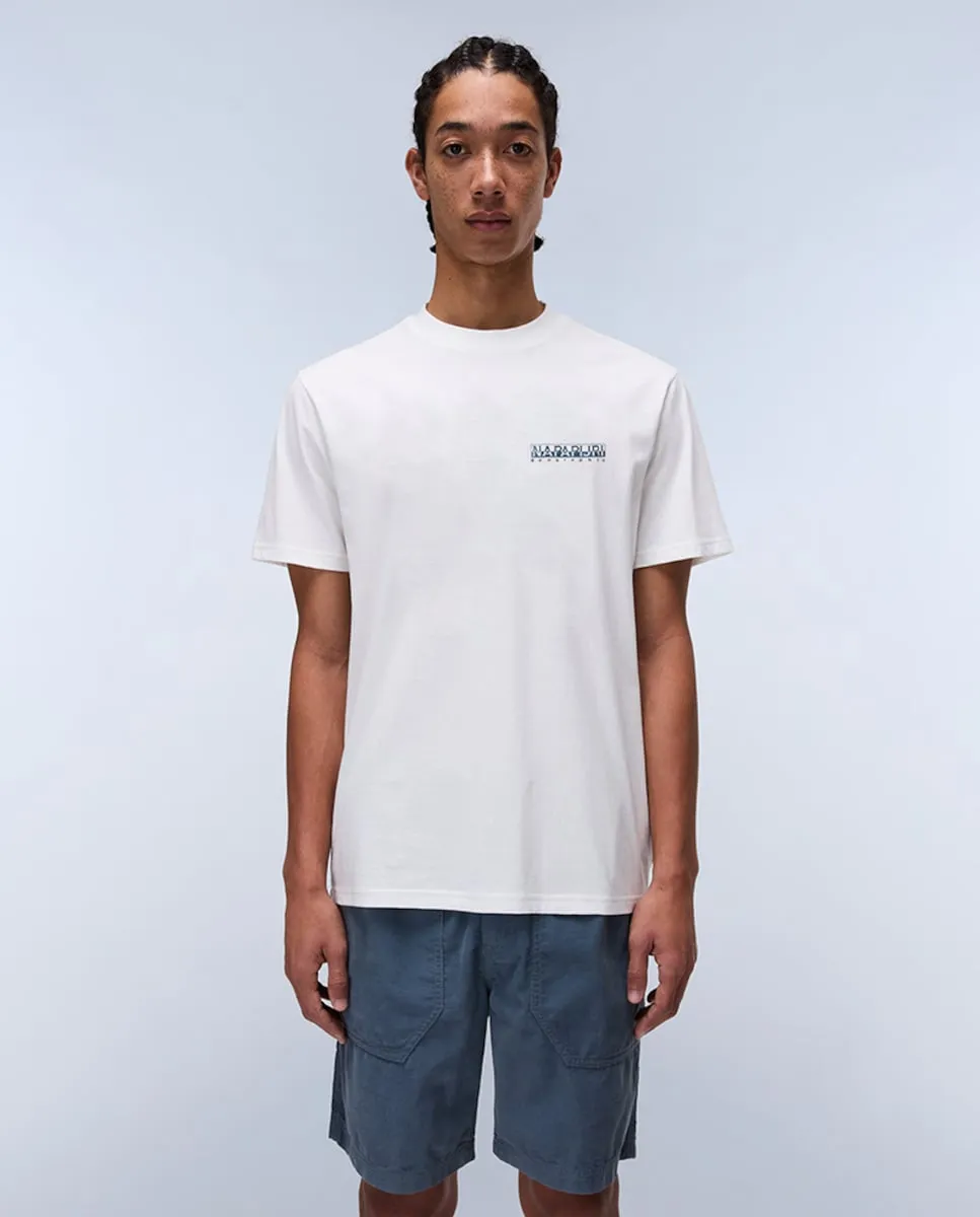 Мужская футболка с коротким рукавом Dati SS Napapijri, белый
Мужская футболка с коротким рукавом Dati SS Napapijri, белый