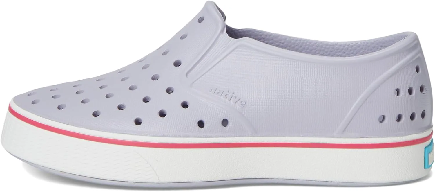 Кроссовки без шнурков Native Shoes Miles для детей, унисекс, фиолетовый/белый
Кроссовки без шнурков Native Shoes Miles для детей, унисекс, фиолетовый/белый