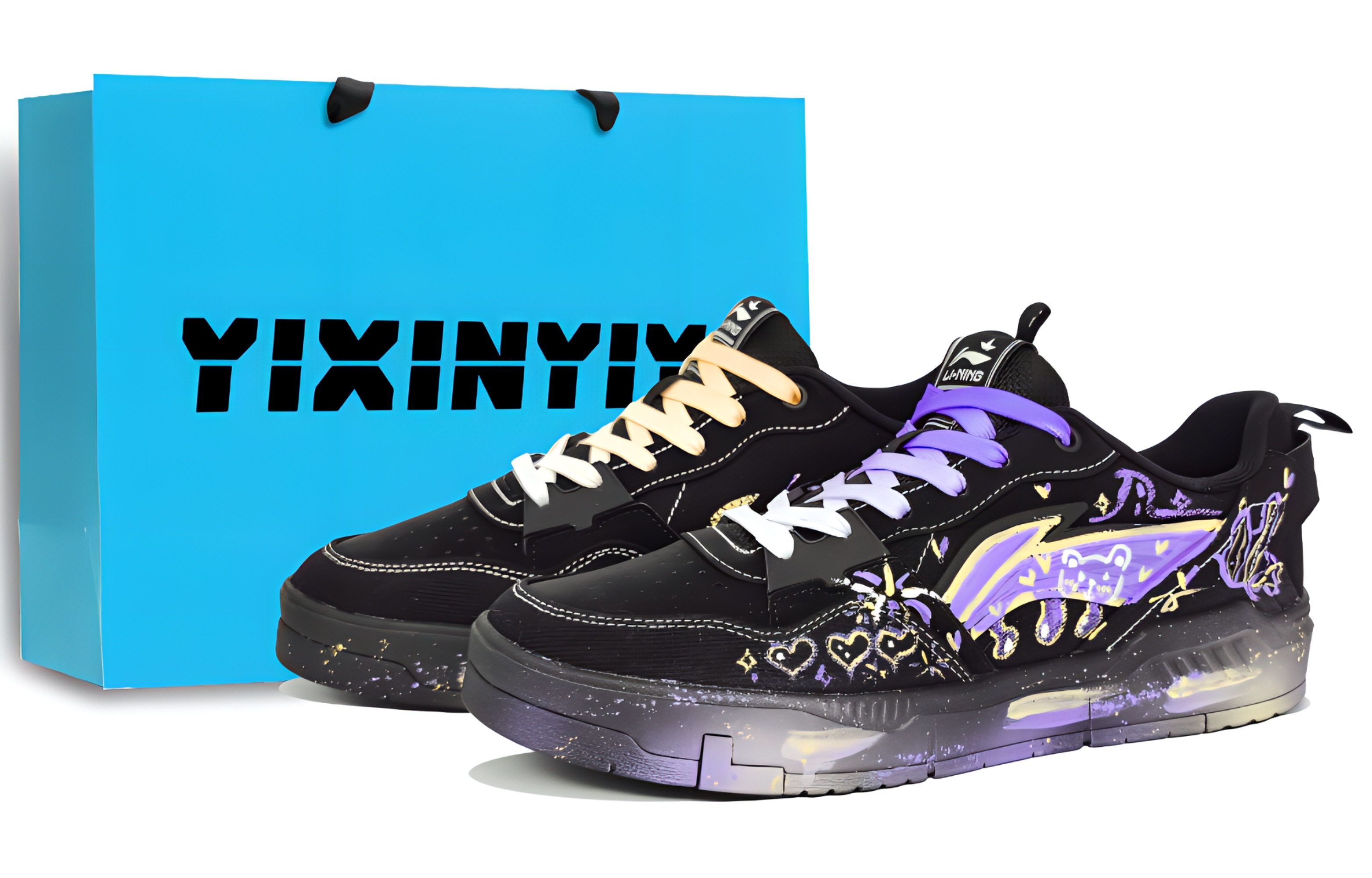 LINING Кроссовки для скейтбординга Yuan Chu с противоскользящим покрытием, износостойкие, мужские, желто-фиолетовые
LINING Кроссовки для скейтбординга Yuan Chu с противоскользящим покрытием, износостойкие, мужские, желто-фиолетовые