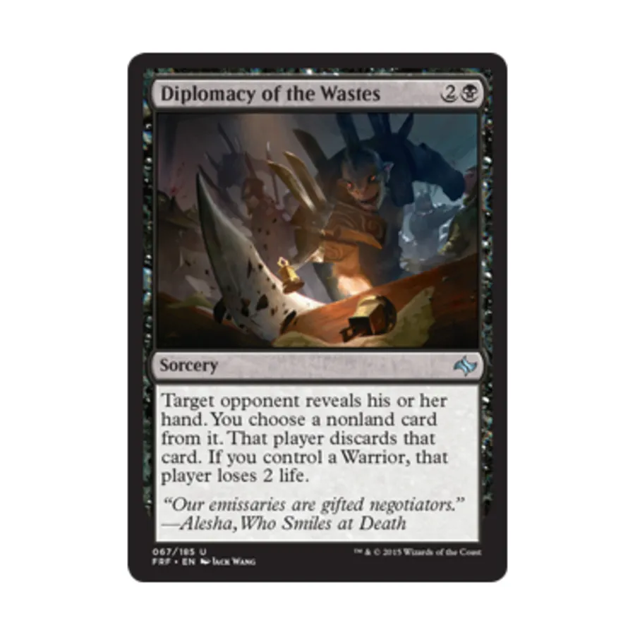 CCG Дипломатия Пустошей (U), MTG - Fate Reforged
CCG Дипломатия Пустошей (U), MTG - Fate Reforged