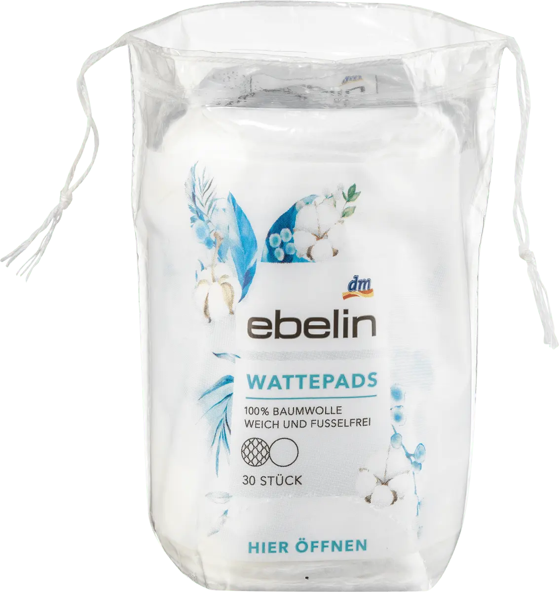 Ватные диски 30 шт. ebelin
Ватные диски 30 шт. ebelin