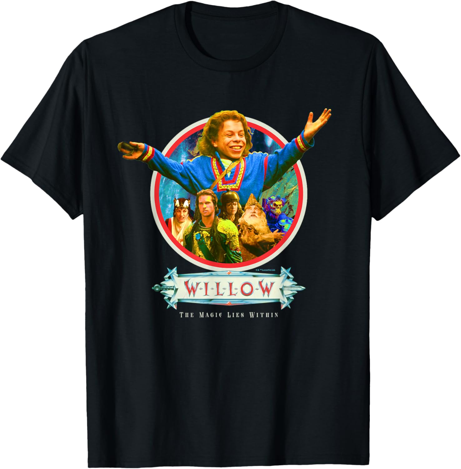 Футболка Lucasfilm Willow Movie Willow Ufgood Triumphant, черная Disney
Футболка Lucasfilm Willow Movie Willow Ufgood Triumphant, черная Disney
