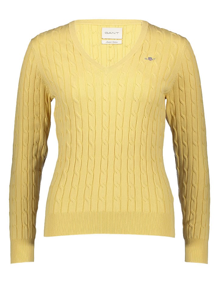 Свитер желтого цвета Gant
Свитер желтого цвета Gant