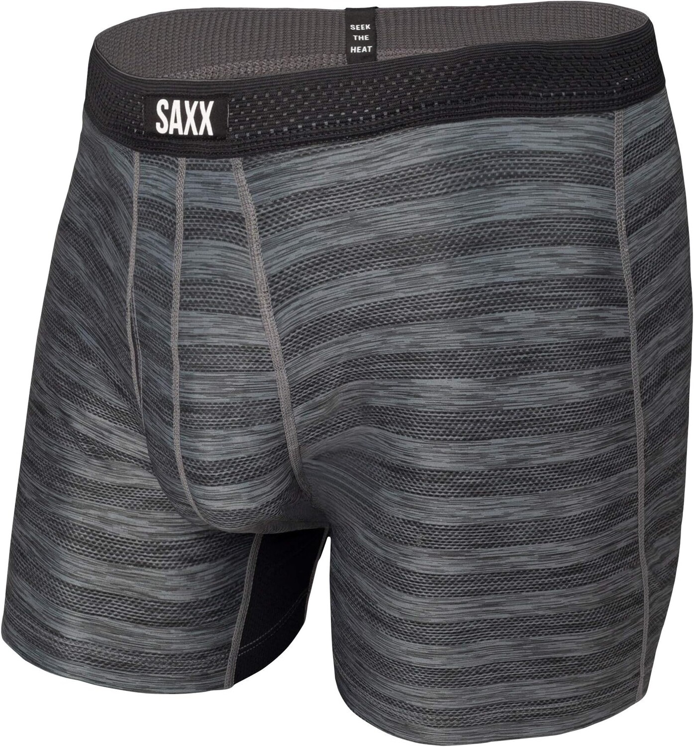 Трусы-боксеры с охлаждающей сеткой Droptemp SAXX UNDERWEAR, цвет Black Heather
Трусы-боксеры с охлаждающей сеткой Droptemp SAXX UNDERWEAR, цвет Black Heather