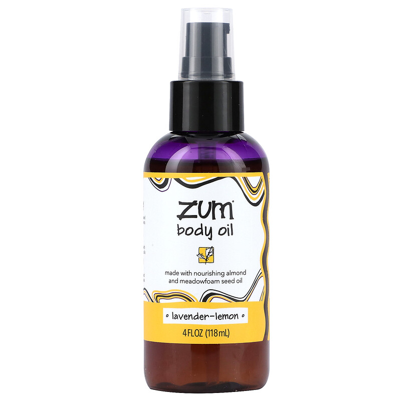 ZUM, Zum Body Oil, лаванда и лимон, 118 мл (4 жидк. унц.)
ZUM, Zum Body Oil, лаванда и лимон, 118 мл (4 жидк. унц.)