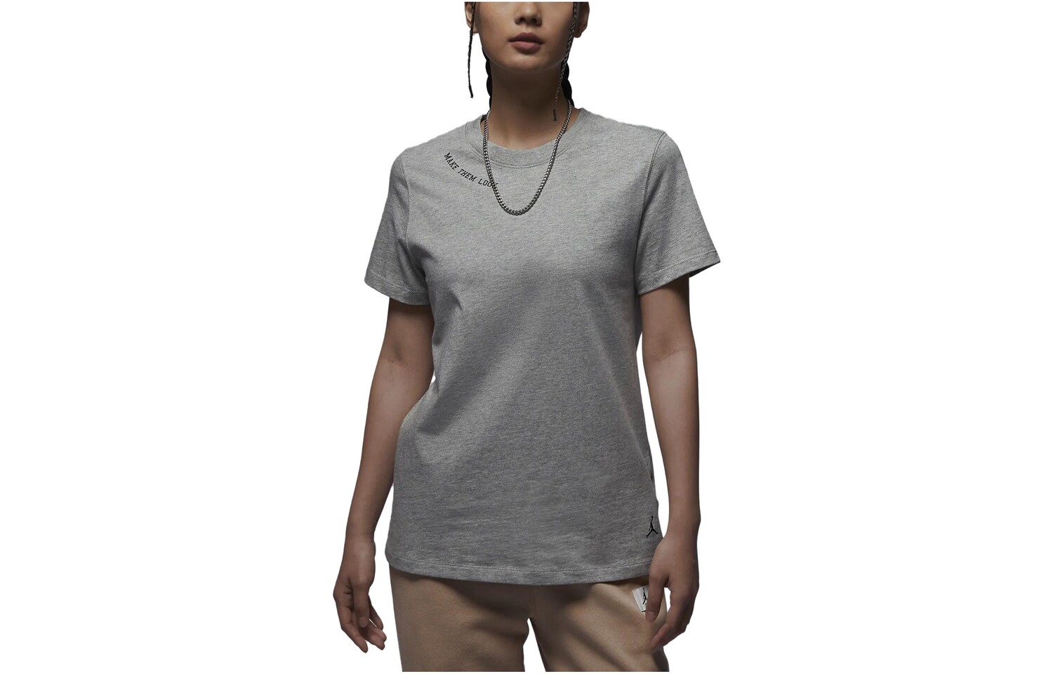 Футболка женская темно-серая Jordan
Футболка женская темно-серая Jordan