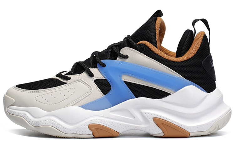 XTEP Дышащие низкие баскетбольные кроссовки для мужчин черно-бело-синие
XTEP Дышащие низкие баскетбольные кроссовки для мужчин черно-бело-синие