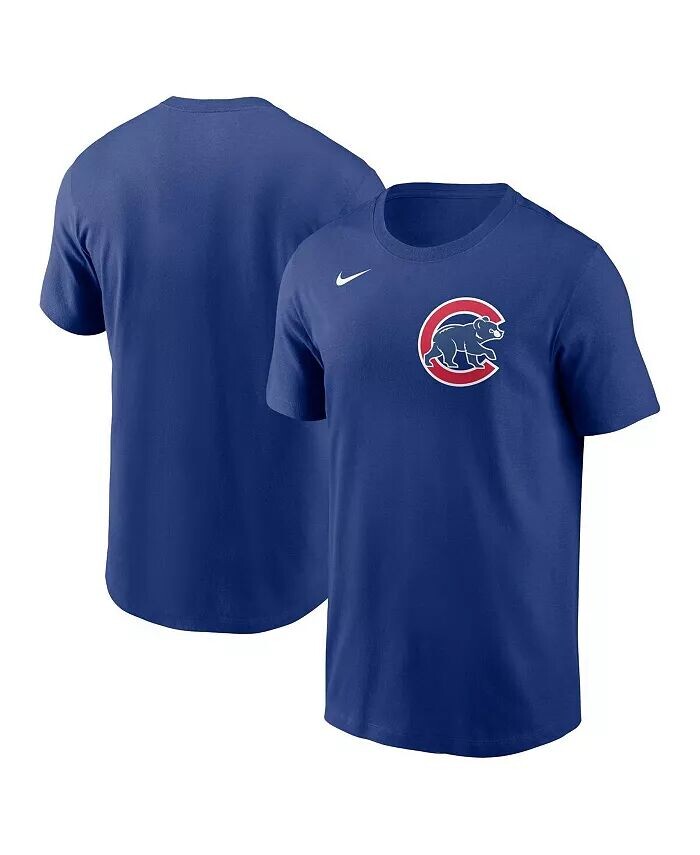 Мужская футболка Royal Chicago Cubs Fuse с надписью Nike, синий
Мужская футболка Royal Chicago Cubs Fuse с надписью Nike, синий