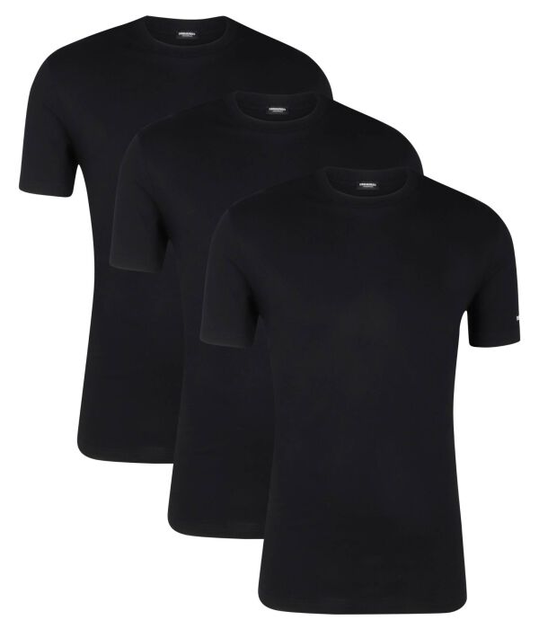 Футболки 3 шт. Regular fit Dsquared2, черный 
Футболки 3 шт. Regular fit Dsquared2, черный
