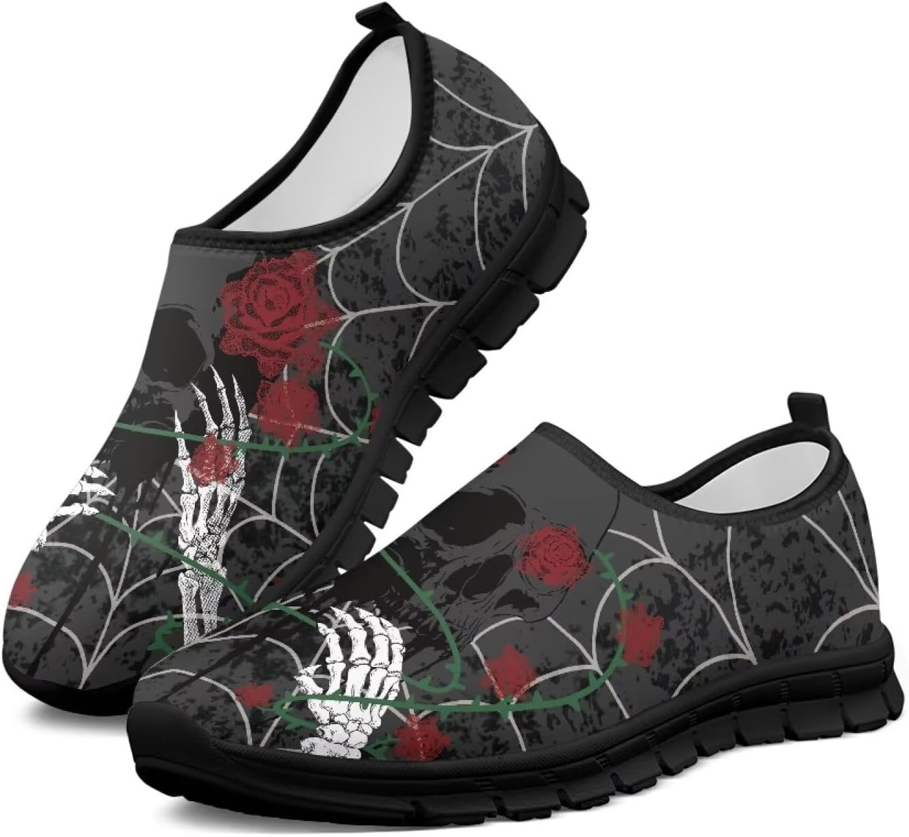 Мужские слипоны Howilath с рисунком черепа, повседневная обувь для дома, кроссовки для бега, обувь без шнурков с противоскользящей подошвой, красный
Мужские слипоны Howilath с рисунком черепа, повседневная обувь для дома, кроссовки для бега, обувь без шнурков с противоскользящей подошвой, красный