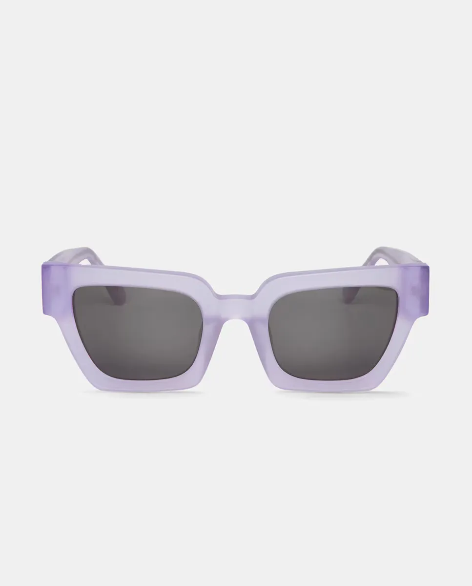 Прямоугольные женские солнцезащитные очки из ацетата матового серого цвета Mr. Boho, сиреневый
Прямоугольные женские солнцезащитные очки из ацетата матового серого цвета Mr. Boho, сиреневый