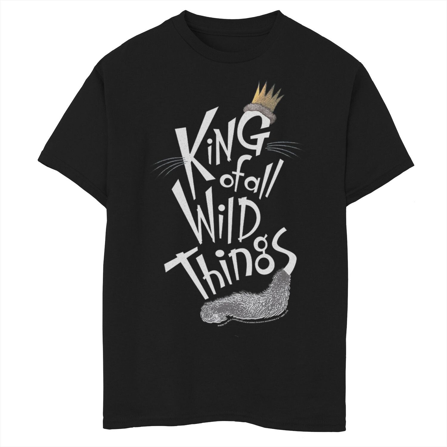 Футболка с рисунком для мальчиков 8–20 лет, где дикость — король всех диких вещей Licensed Character
Футболка с рисунком для мальчиков 8–20 лет, где дикость — король всех диких вещей Licensed Character