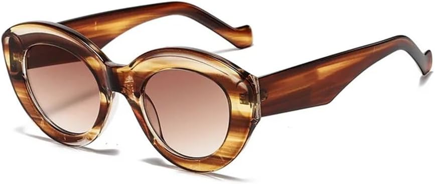 Популярные модные женские солнцезащитные очки «кошачий глаз» большого размера с зелеными полосками, ретро-очки с защитой от УФ-излучения UV400, мужские овальные солнцезащитные очки в тренде KTUCN, C8 Brown Striped
Популярные модные женские солнцезащитные очки «кошачий глаз» большого размера с зелеными полосками, ретро-очки с защитой от УФ-излучения UV400, мужские овальные солнцезащитные очки в тренде KTUCN, C8 Brown Striped