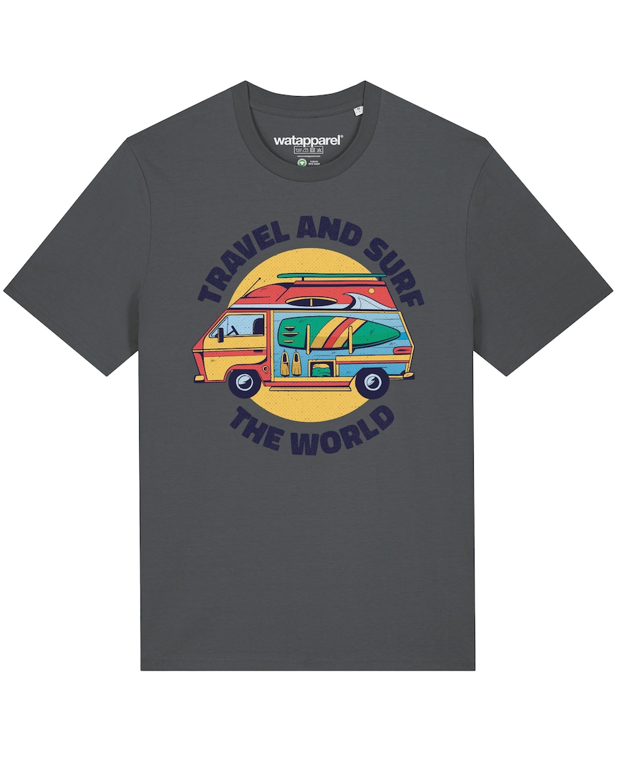Рубашка Watapparel Travel and surf, антрацит
Рубашка Watapparel Travel and surf, антрацит