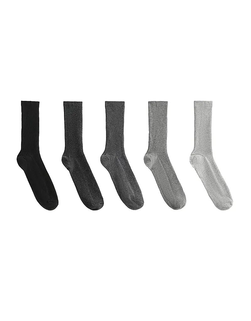 5 Пар классических носков Oysho из хлопковой смеси темно-серого цвета
5 Пар классических носков Oysho из хлопковой смеси темно-серого цвета