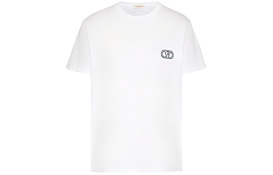 Футболка мужская белая Valentino, белый 
Футболка мужская белая Valentino, белый