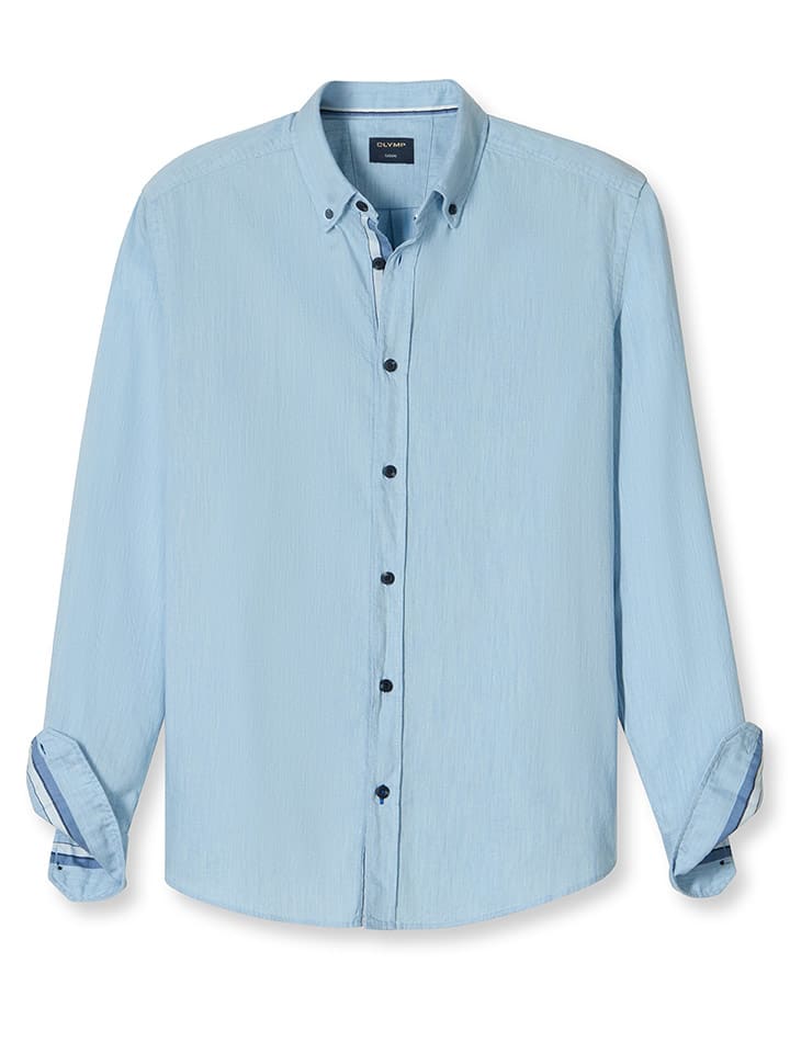 OLYMP Повседневная рубашка - стандартный крой - светло-голубого цвета
OLYMP Повседневная рубашка - стандартный крой - светло-голубого цвета