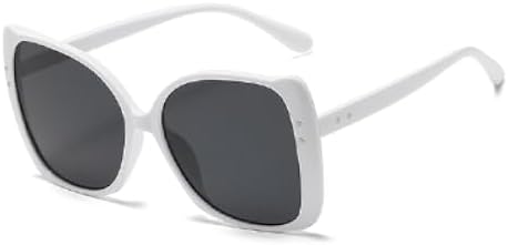 Винтажные солнцезащитные очки большого размера 2027 года для женщин, градиентные, с защитой от УФ-излучения UV400, большие белые солнцезащитные очки для женщин MTZJH, C4 White - Full Gray
Винтажные солнцезащитные очки большого размера 2027 года для женщин, градиентные, с защитой от УФ-излучения UV400, большие белые солнцезащитные очки для женщин MTZJH, C4 White - Full Gray