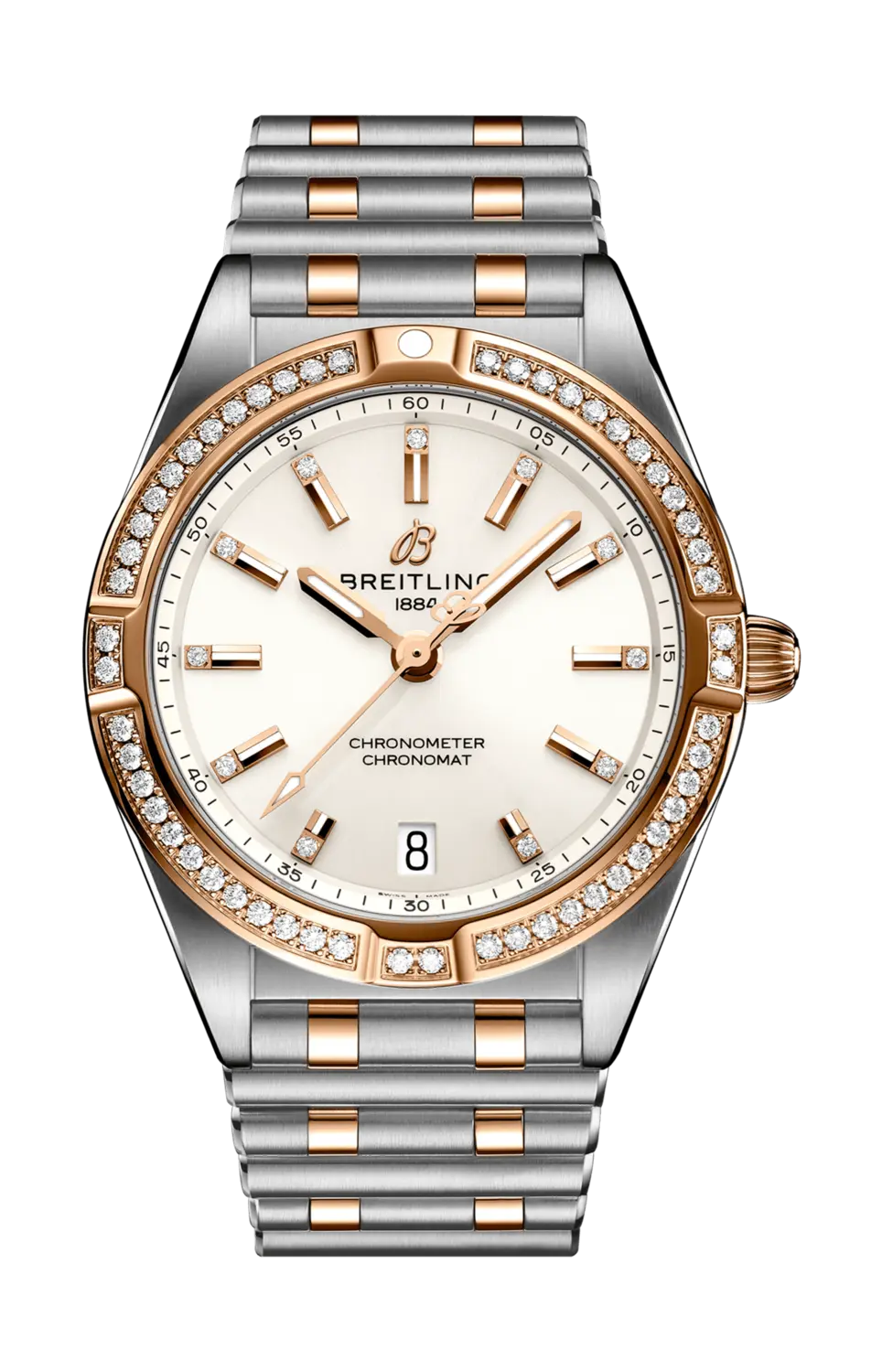 Часы Breitling Chronomat с розовым золотом 32 мм
Часы Breitling Chronomat с розовым золотом 32 мм