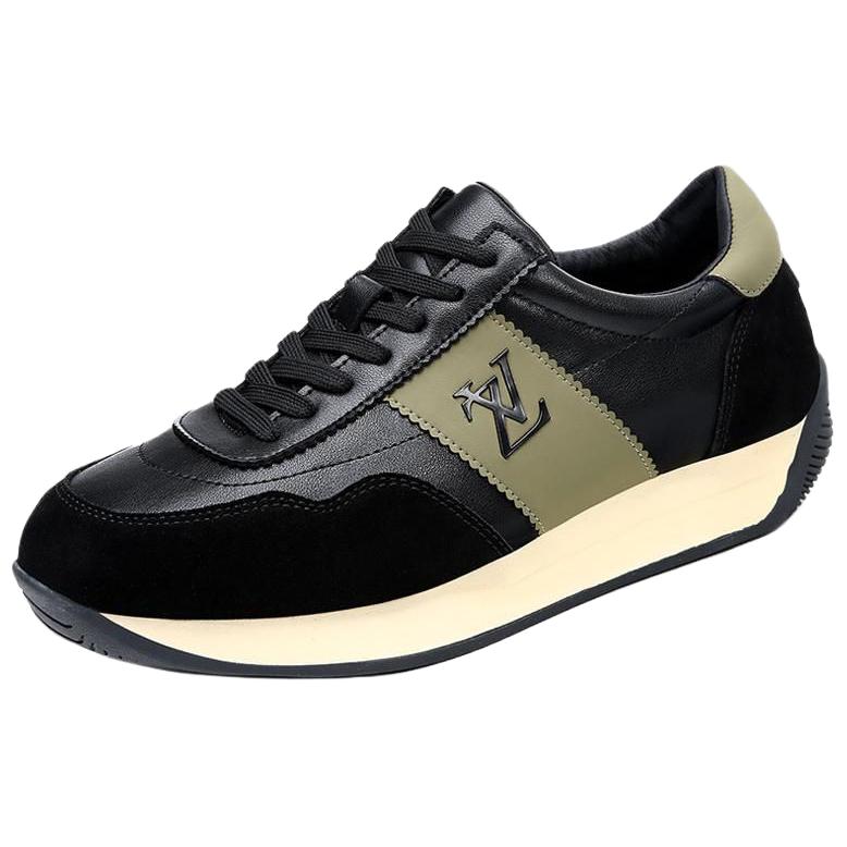 KACHILANG Мужские низкие кэжуал кеды черные, цвет Black 
KACHILANG Мужские низкие кэжуал кеды черные, цвет Black