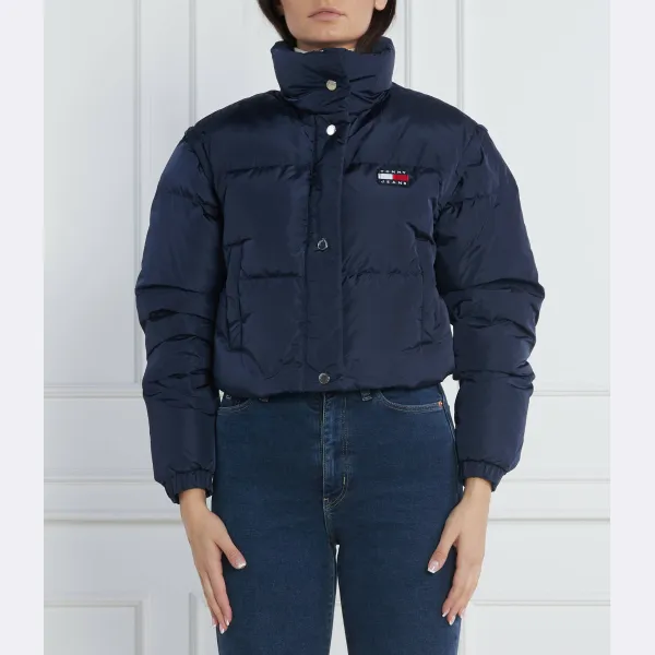 Пуховик 2 в 1, укороченный жилет со значком, пуховик укороченного кроя Tommy Hilfiger, синий
Пуховик 2 в 1, укороченный жилет со значком, пуховик укороченного кроя Tommy Hilfiger, синий