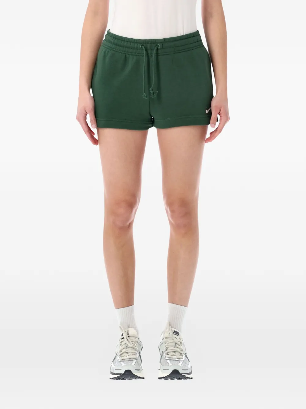 Флисовые шорты на кулиске Nike, зеленый
Флисовые шорты на кулиске Nike, зеленый