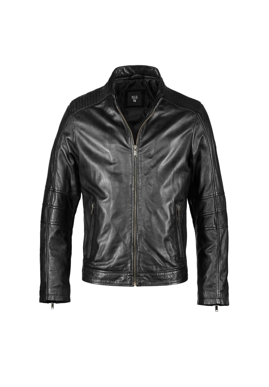 Кожаная куртка H.I.S, черный
Кожаная куртка H.I.S, черный