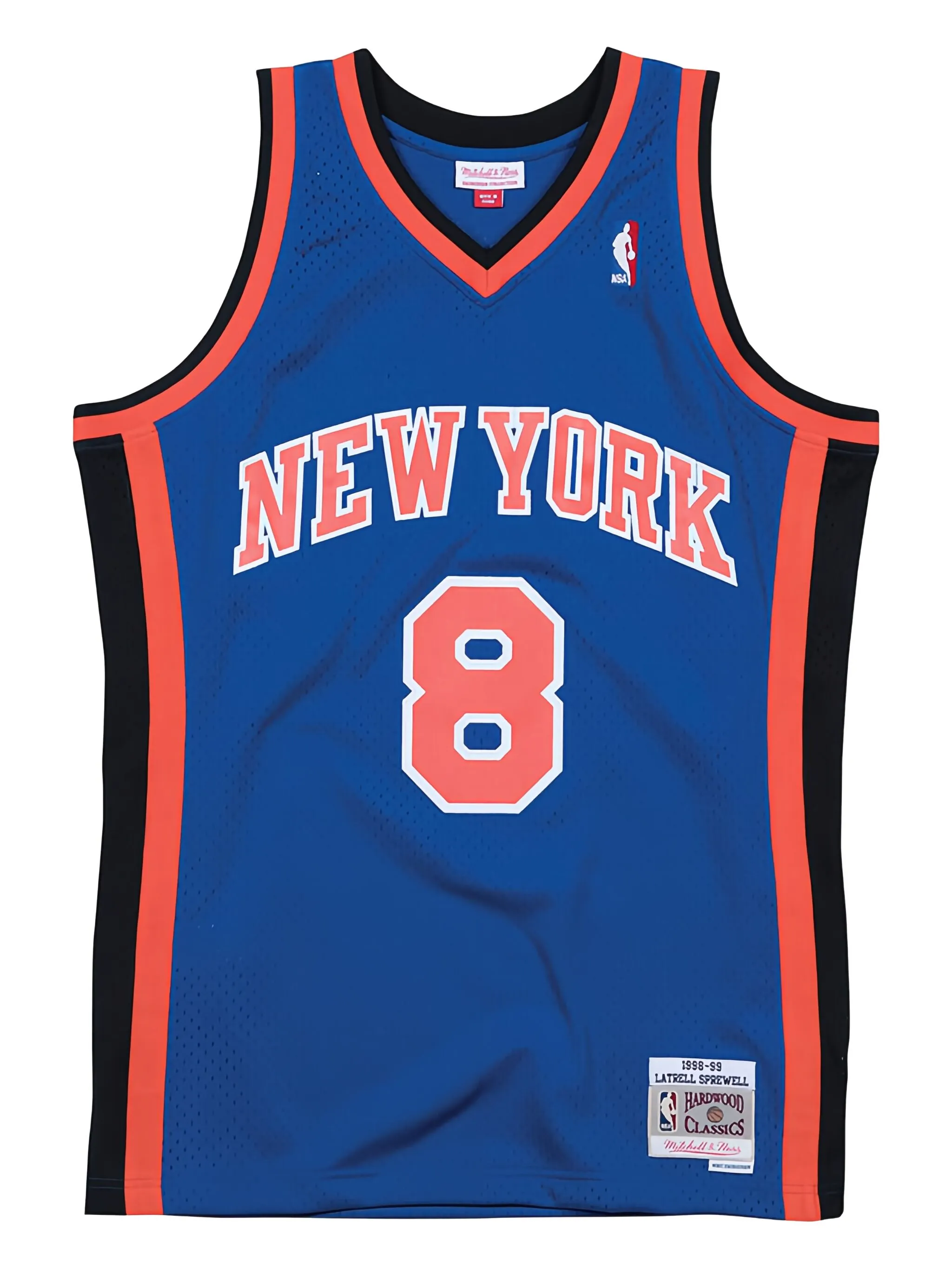Топ Swingman Road NBA NY Knicks 98-99 Latrell Sprewell Mitchell & Ness, синий
Топ Swingman Road NBA NY Knicks 98-99 Latrell Sprewell Mitchell & Ness, синий
