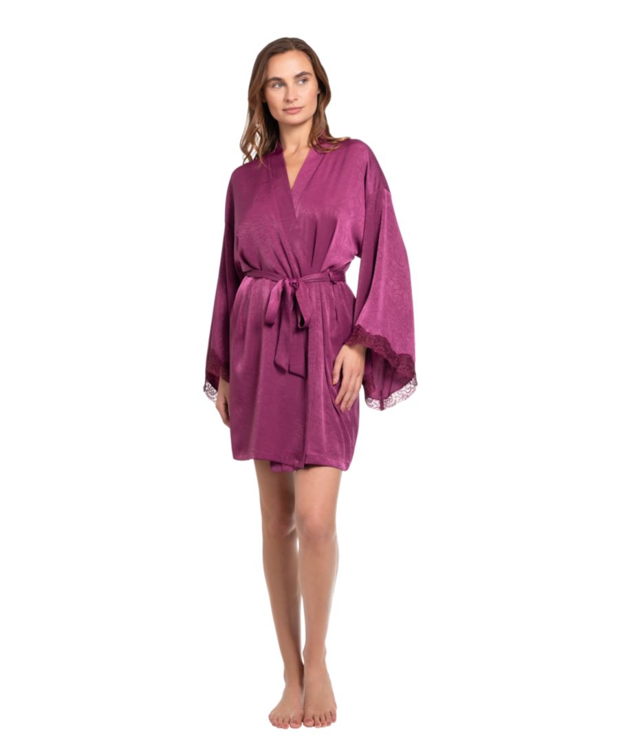 Женский халат с V-образным вырезом Linea Donatella, Red
Женский халат с V-образным вырезом Linea Donatella, Red