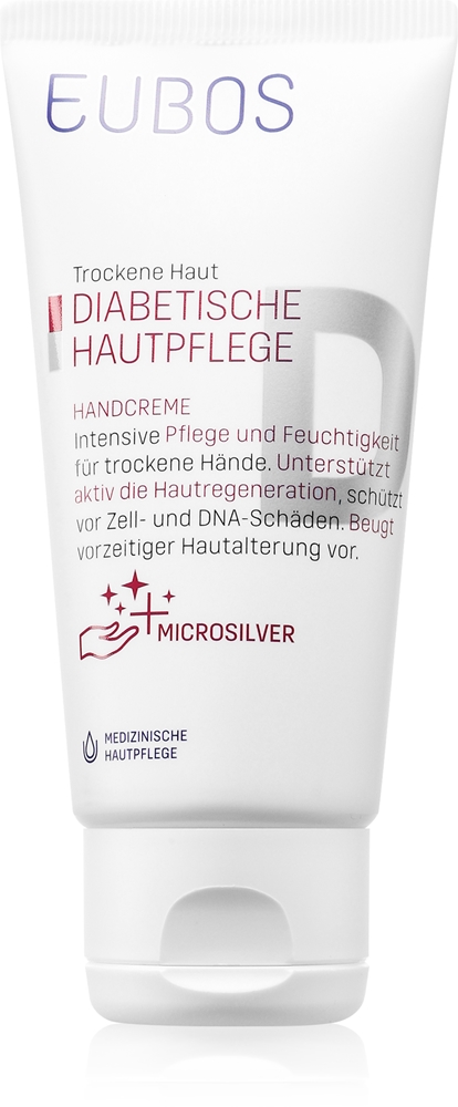 Крем для рук для ухода за диабетической кожей, увлажняющий крем для рук для чувствительной кожи Eubos, 50 мл
Крем для рук для ухода за диабетической кожей, увлажняющий крем для рук для чувствительной кожи Eubos, 50 мл