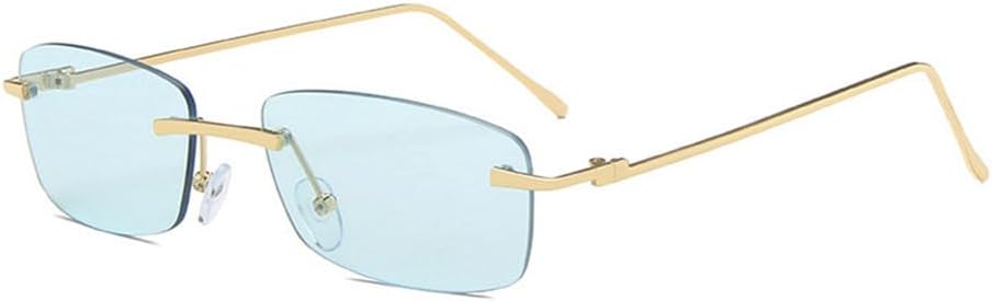 Солнцезащитные очки UV400 с защитой от УФ-излучения — без оправы, металлические, градиентные цвета, подходят для женщин и мужчин, для бега и занятий спортом на открытом воздухе UYPTK, Blue
Солнцезащитные очки UV400 с защитой от УФ-излучения — без оправы, металлические, градиентные цвета, подходят для женщин и мужчин, для бега и занятий спортом на открытом воздухе UYPTK, Blue