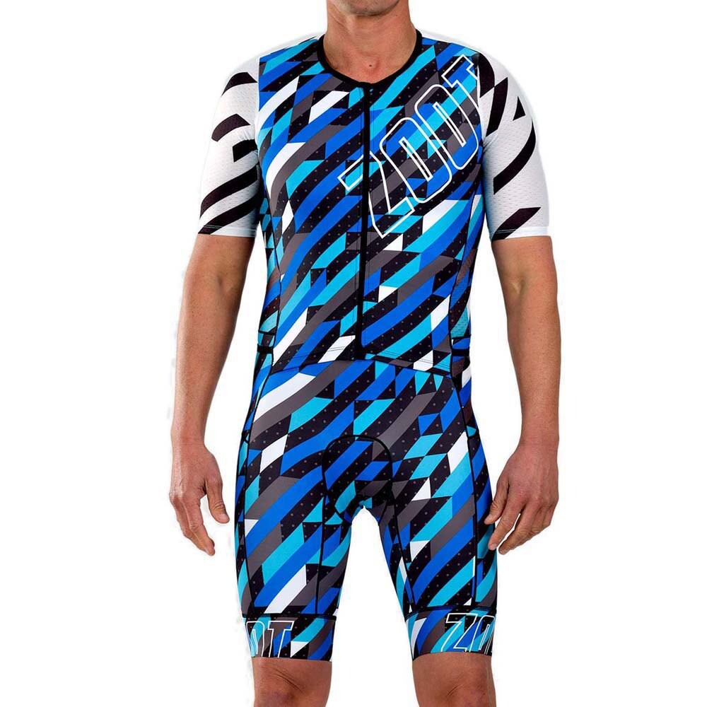 Костюм для триатлона с коротким рукавом Zoot Ltd Tri Aero Fz, синий
Костюм для триатлона с коротким рукавом Zoot Ltd Tri Aero Fz, синий