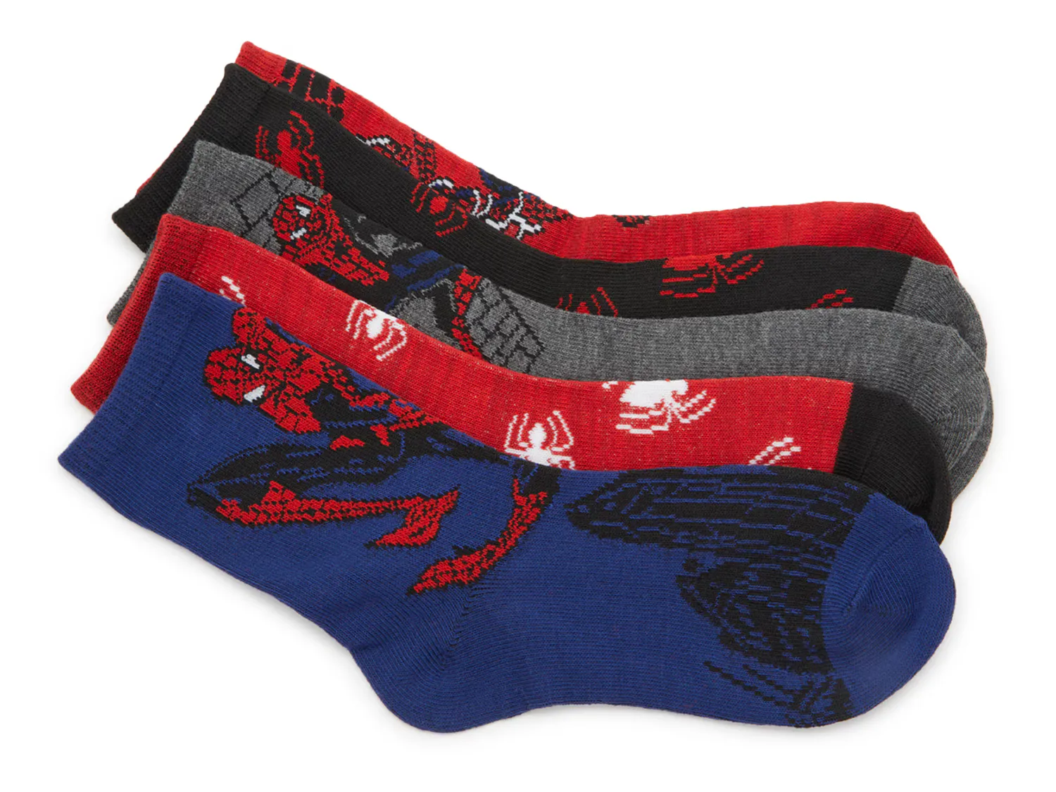 Носки Spiderman Kids' Crew Socks - 5 Pack Pop Culture, красный/синий/черный
Носки Spiderman Kids' Crew Socks - 5 Pack Pop Culture, красный/синий/черный