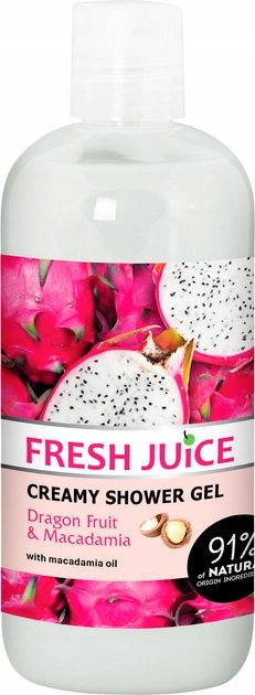 Крем-гель для душа Fresh Juice с экстрактом драконьего фрукта и макадамии 500 мл Inna marka
Крем-гель для душа Fresh Juice с экстрактом драконьего фрукта и макадамии 500 мл Inna marka